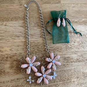 EFM necklace and earrings set